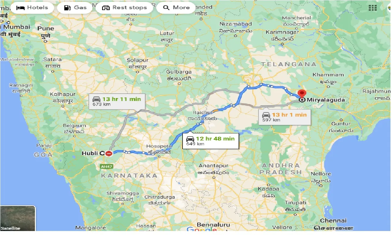 hubli-to-miryalaguda-one-way