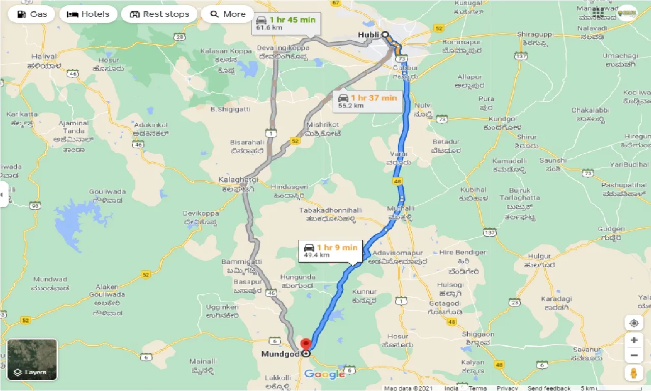 hubli-to-mundgod-one-way