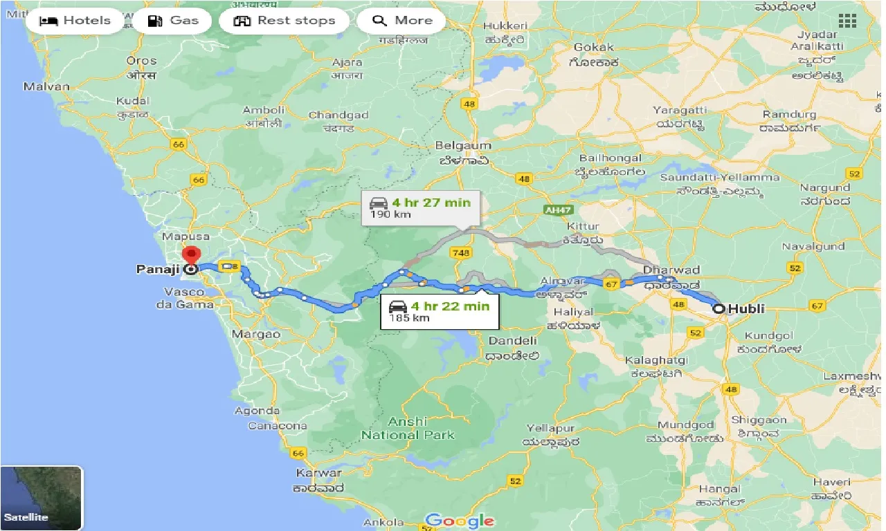hubli-to-panaji-one-way