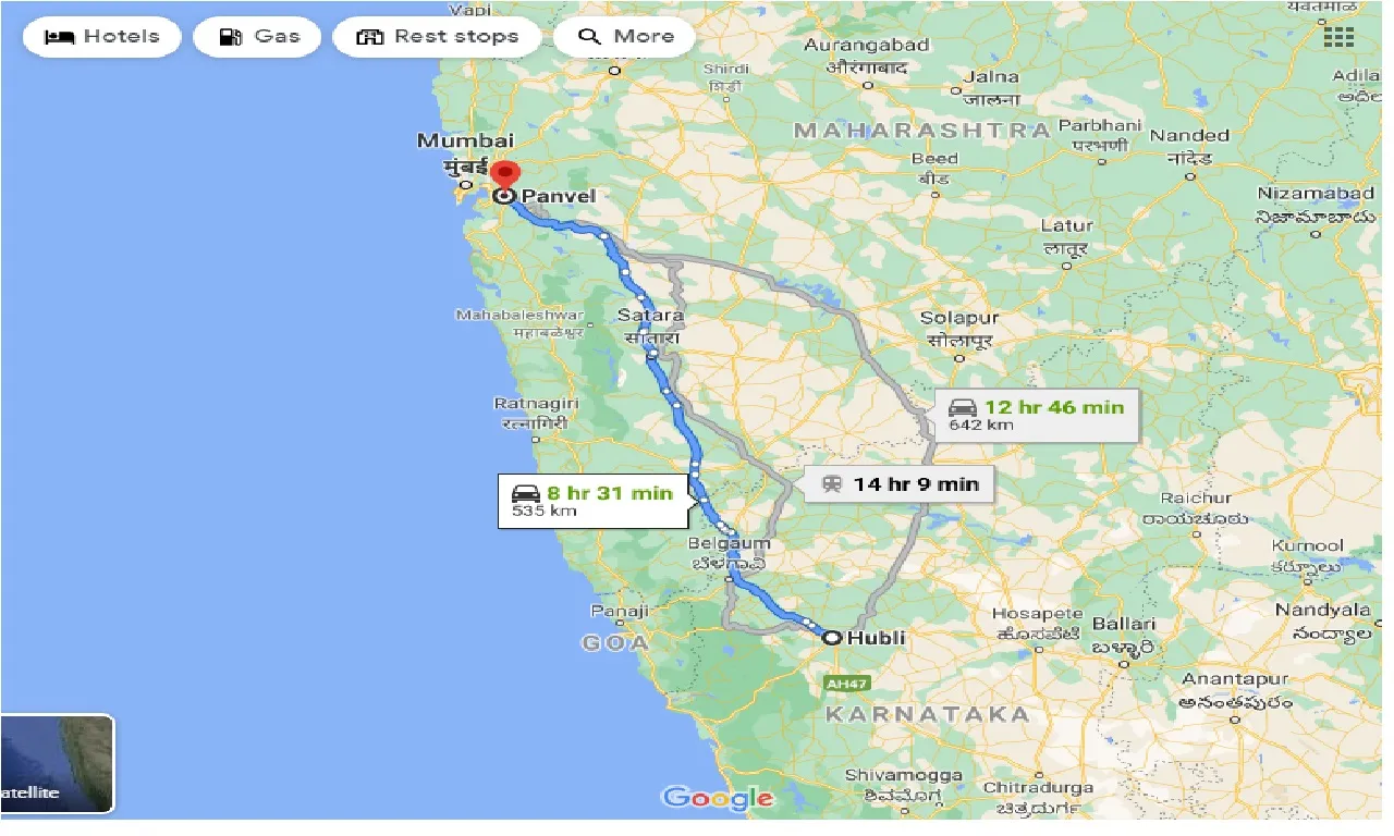 hubli-to-panvel-one-way