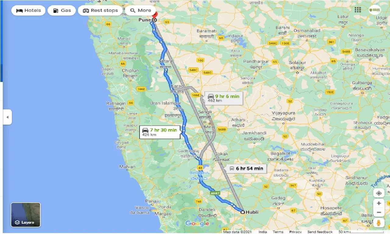 hubli-to-pune-outstation