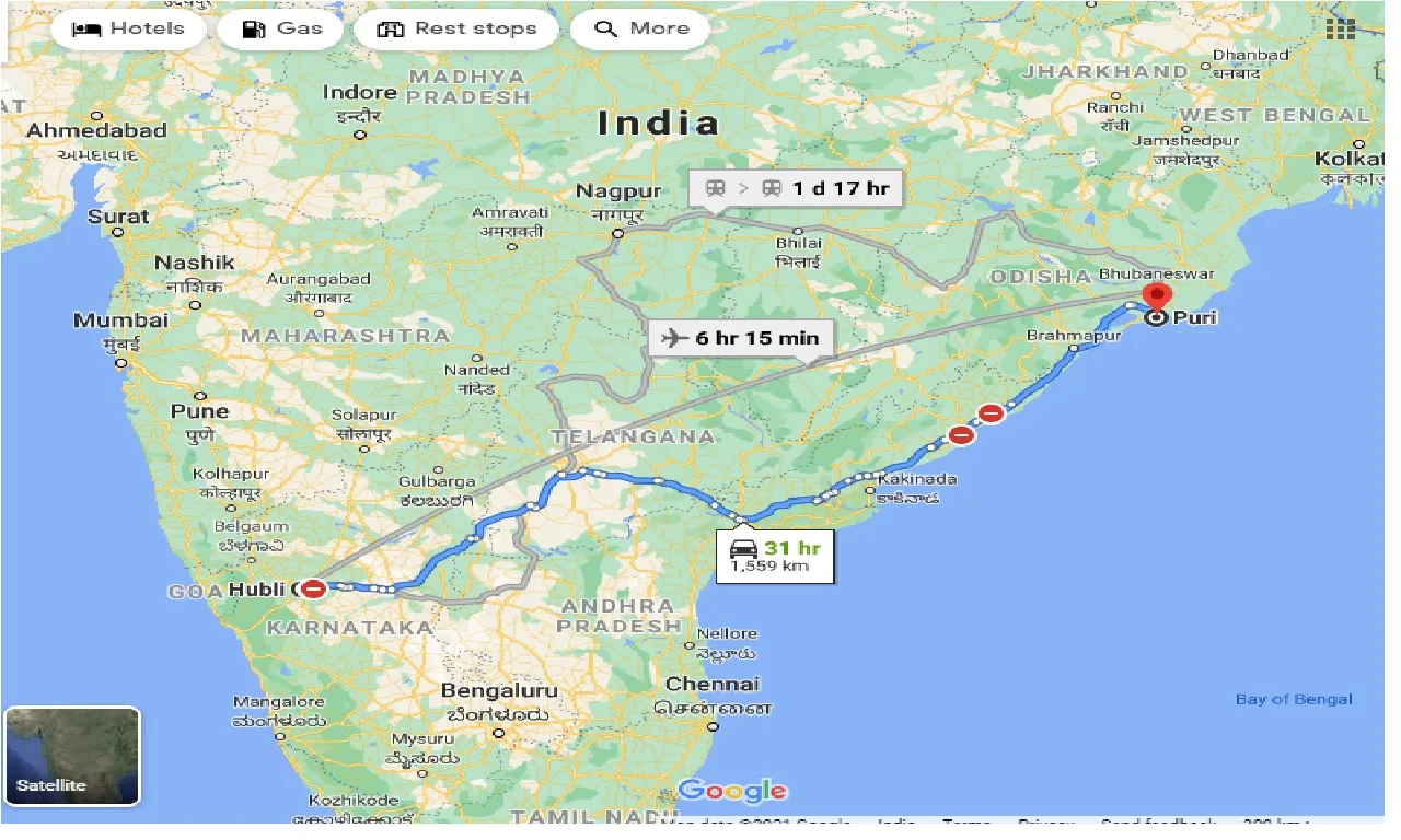 hubli-to-puri-one-way