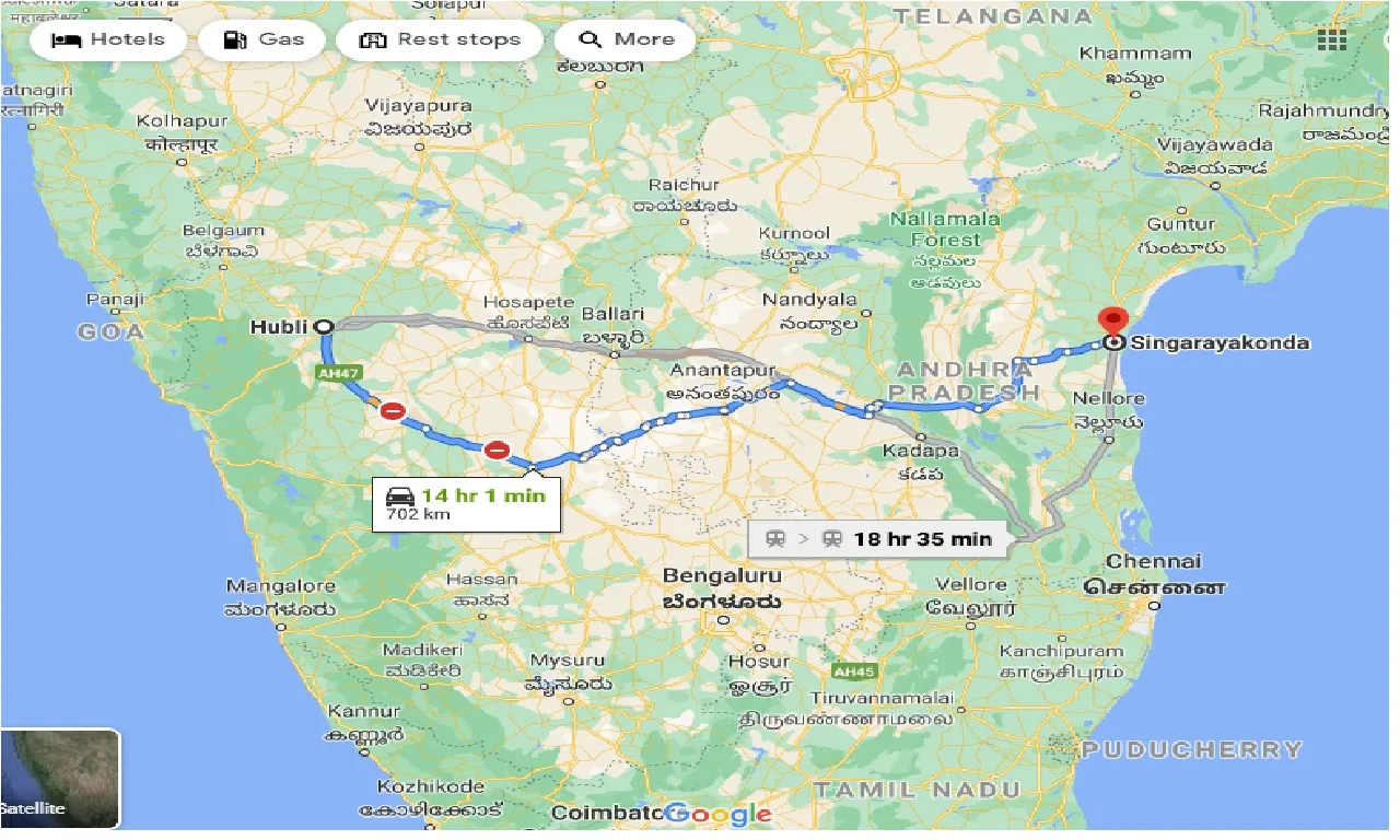 hubli-to-singarayakonda-one-way