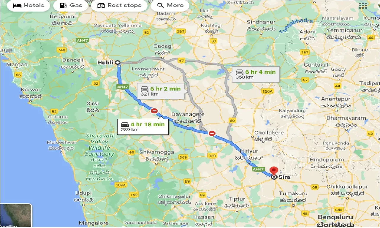 hubli-to-sira-one-way