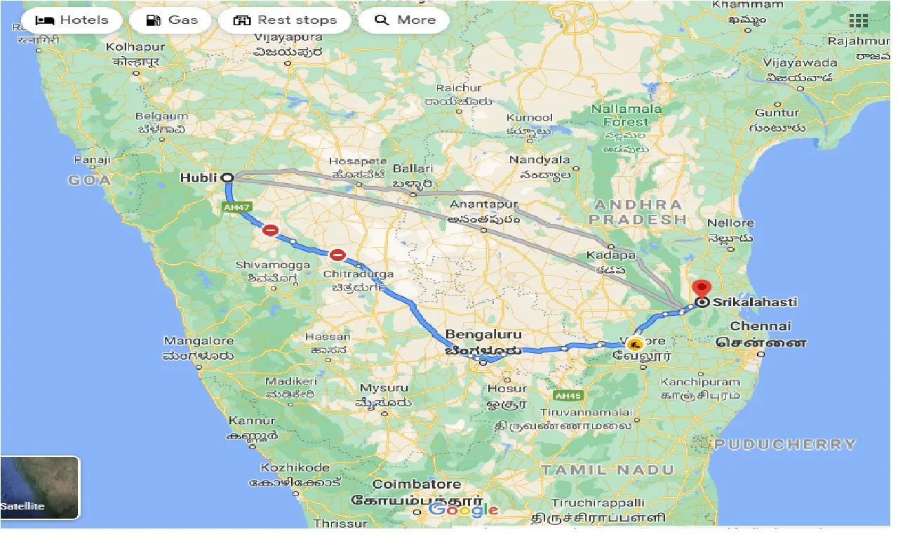 hubli-to-srikalahasti-one-way