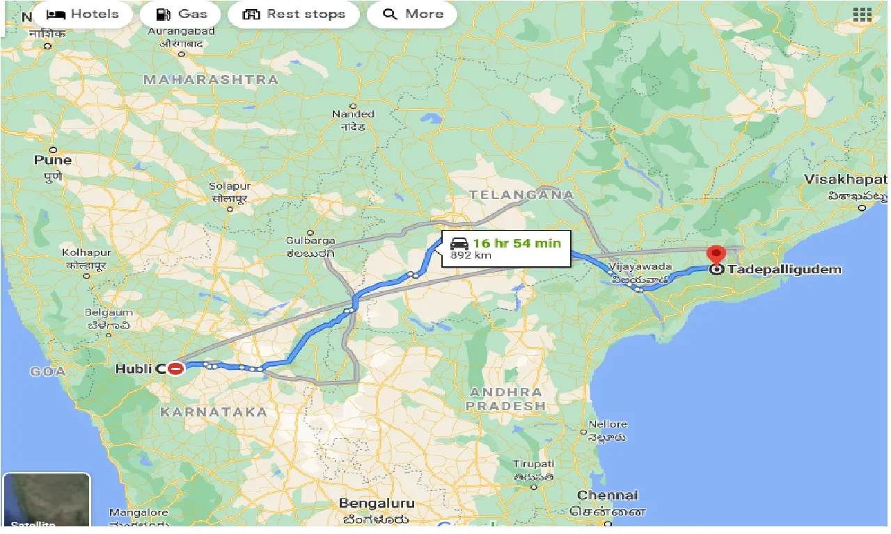 hubli-to-tadepalligudem-taxi