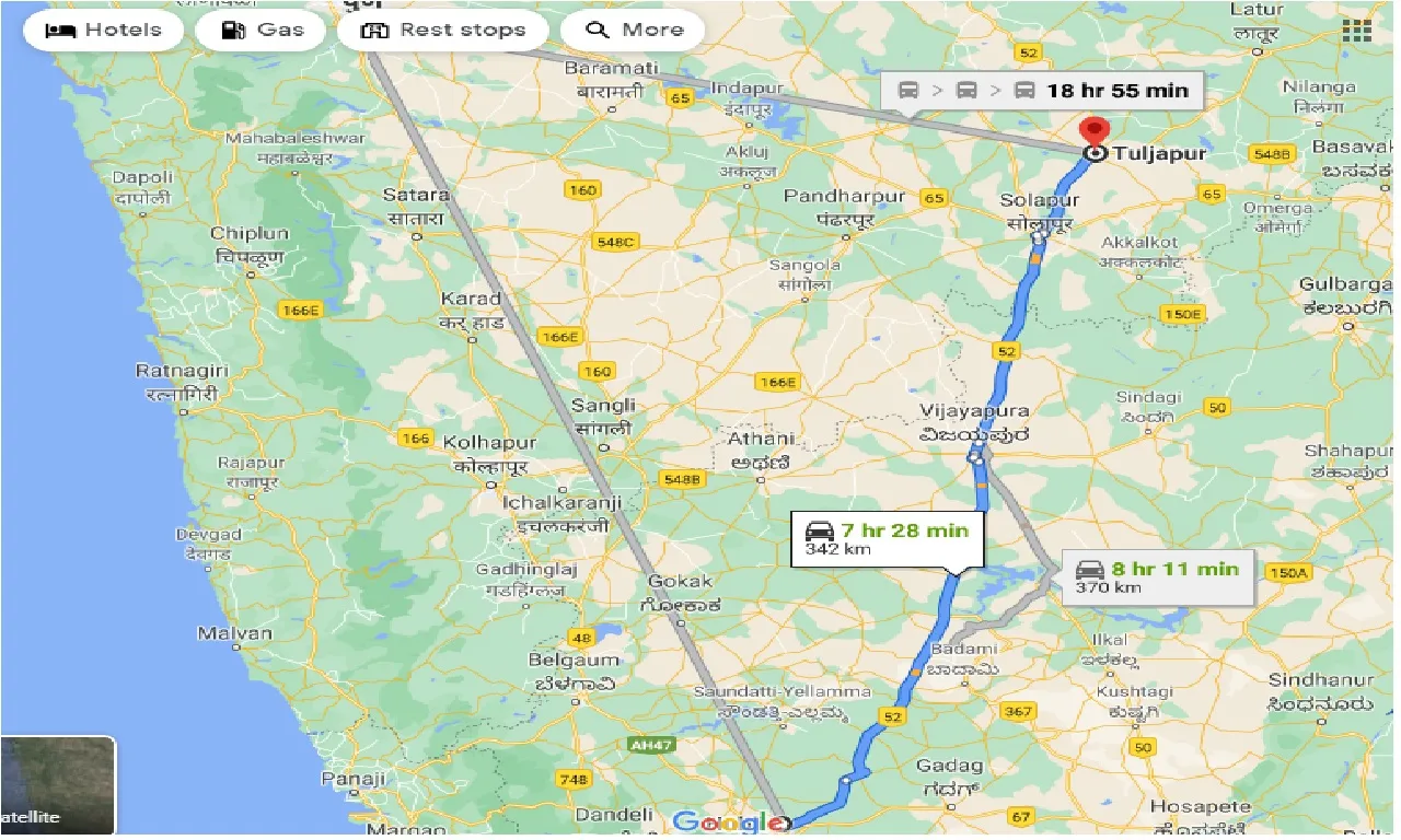 hubli-to-tuljapur-taxi