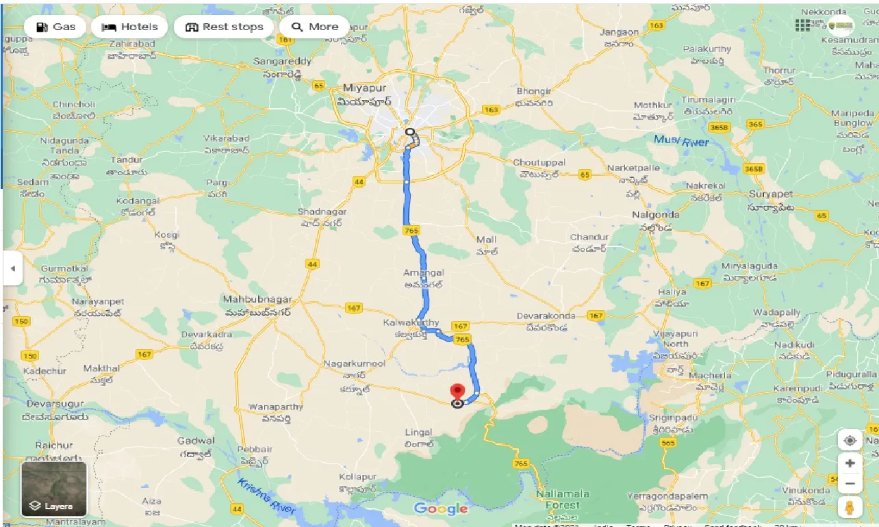 hyderabad-to-achampet-one-way