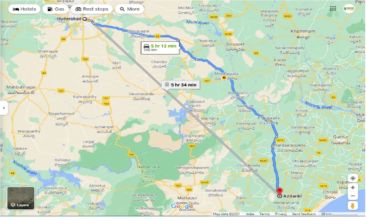 hyderabad-to-addanki-one-way