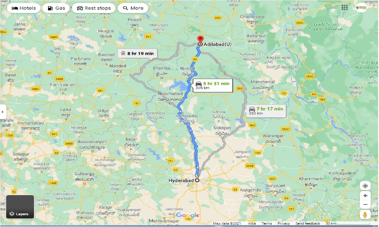 hyderabad-to-adilabad-one-way