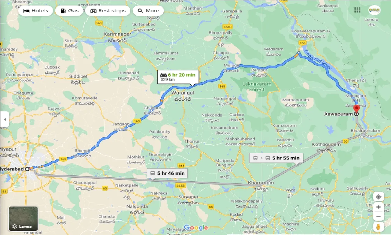 hyderabad-to-aswapuram-round-trip