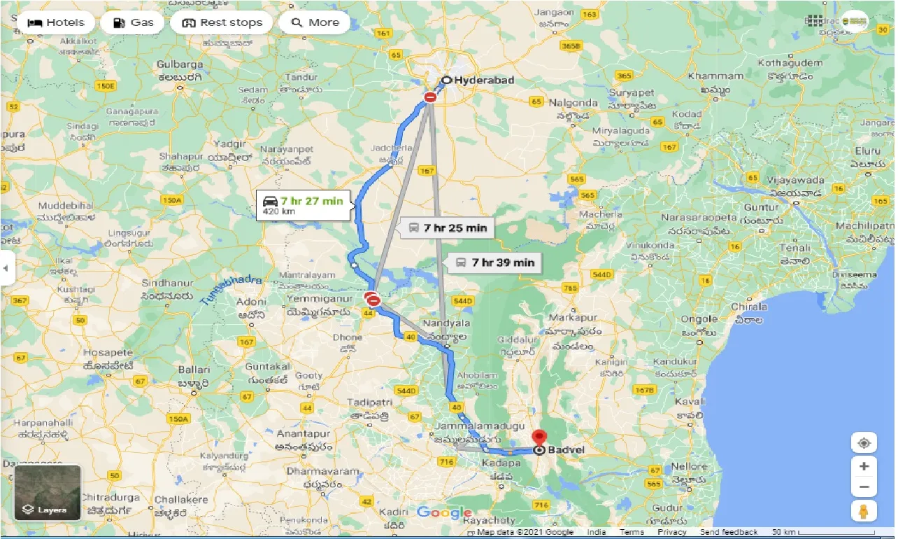 hyderabad-to-badvel-round-trip