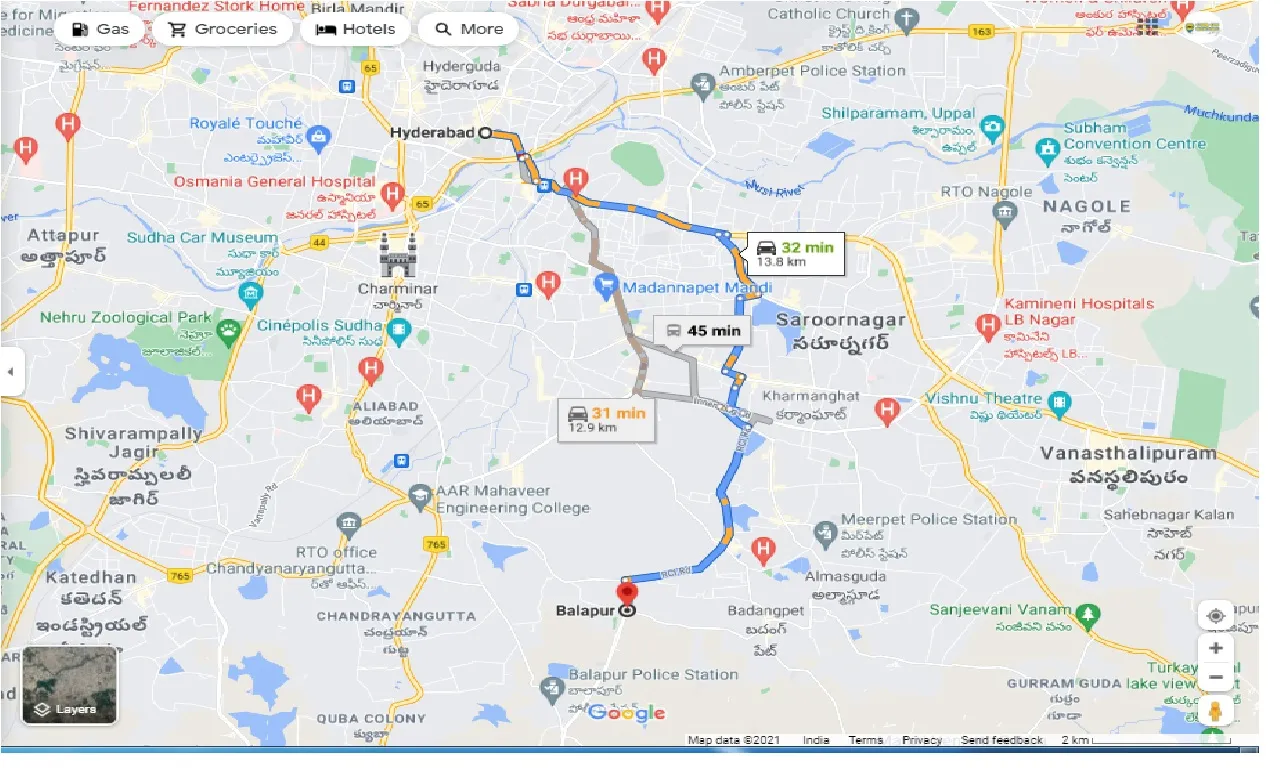 hyderabad-to-balapur-round-trip