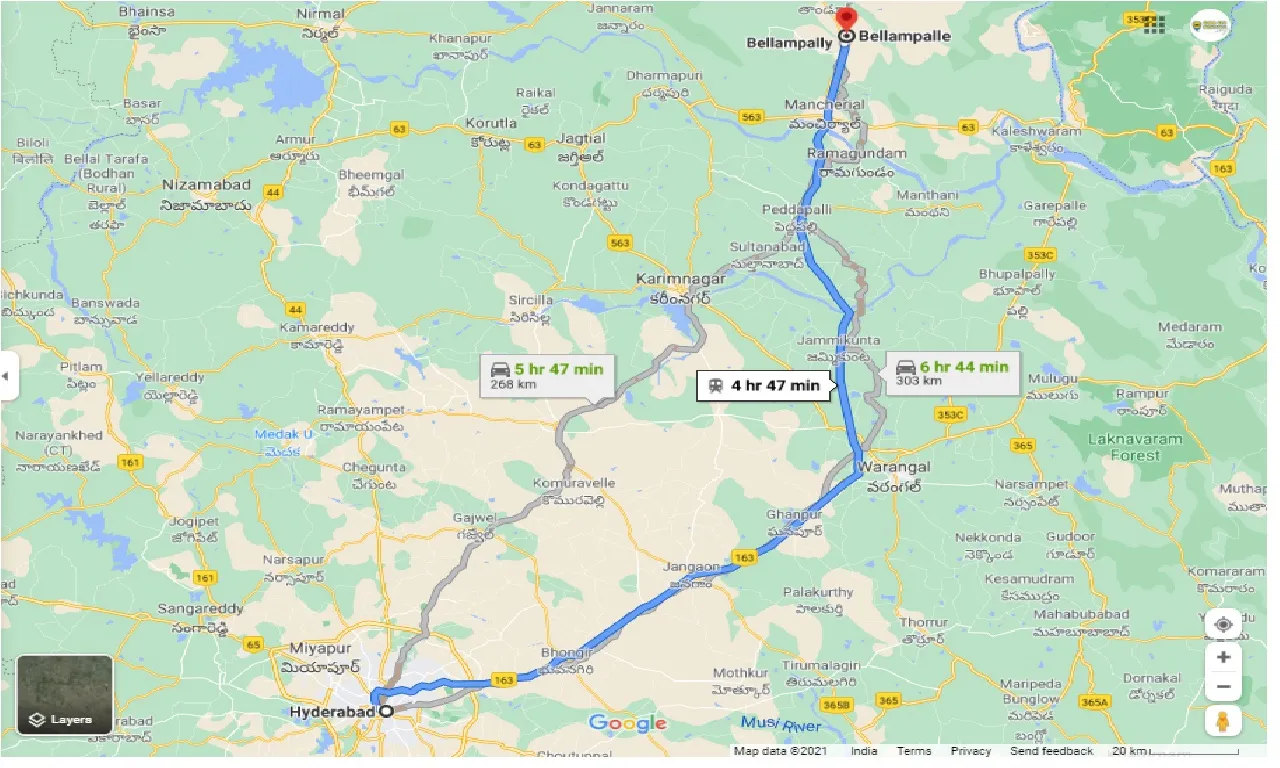 hyderabad-to-bellampalle-round-trip