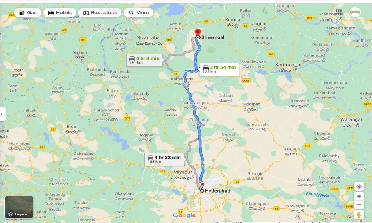 hyderabad-to-bheemgal-round-trip