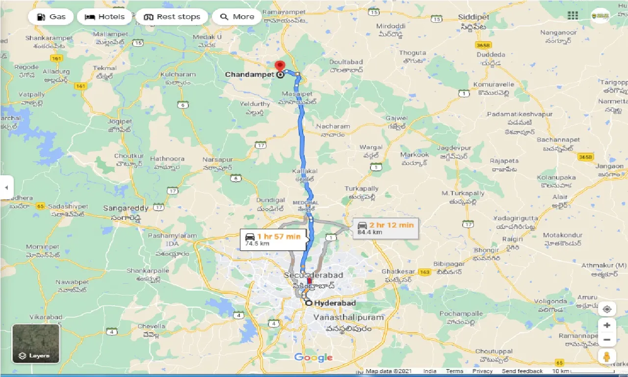 hyderabad-to-chandam-pet-round-trip