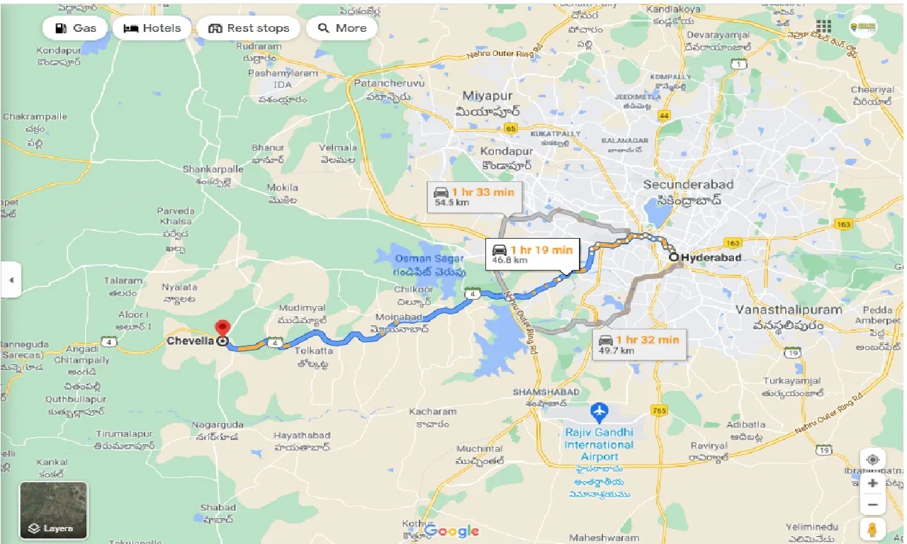 hyderabad-to-chevella-one-way