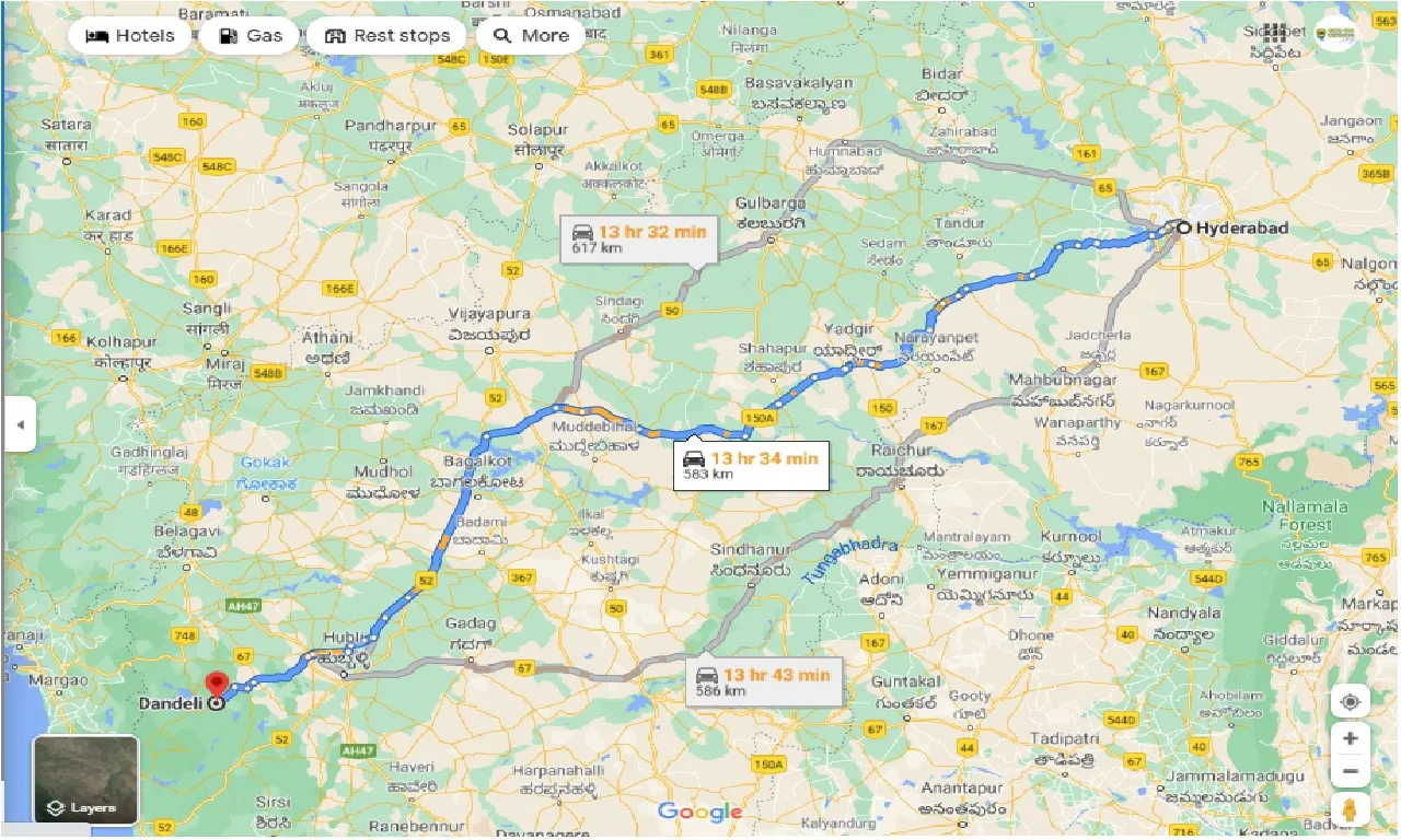 hyderabad-to-dandeli-round-trip
