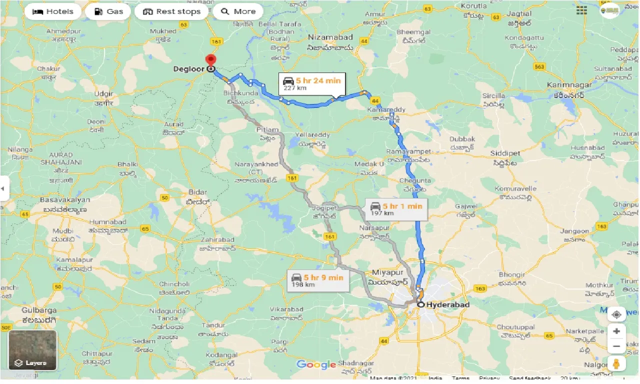 hyderabad-to-deglur-round-trip