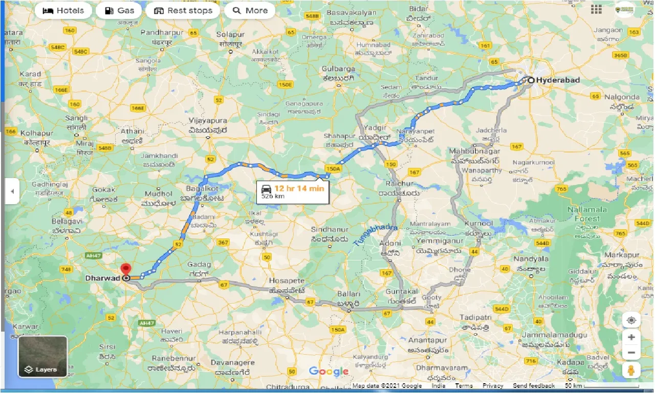 hyderabad-to-dharwad-round-trip