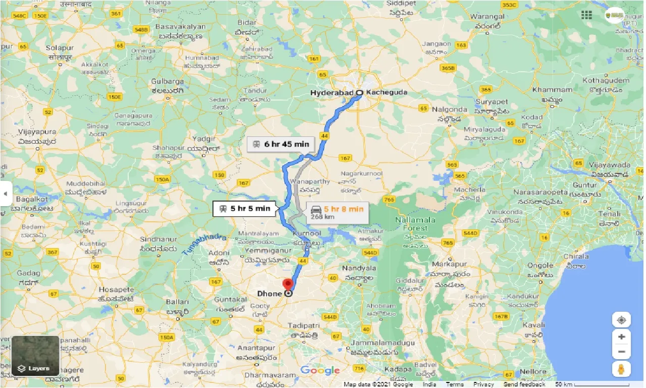 hyderabad-to-dhone-one-way