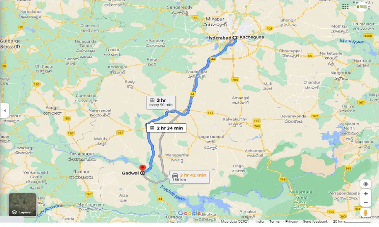 hyderabad-to-gadwal-one-way