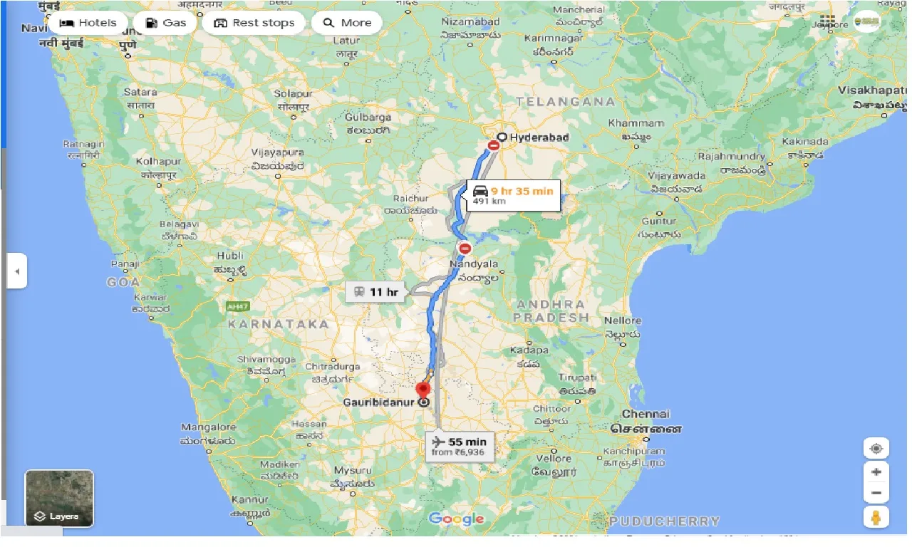 hyderabad-to-gauribidanur-round-trip