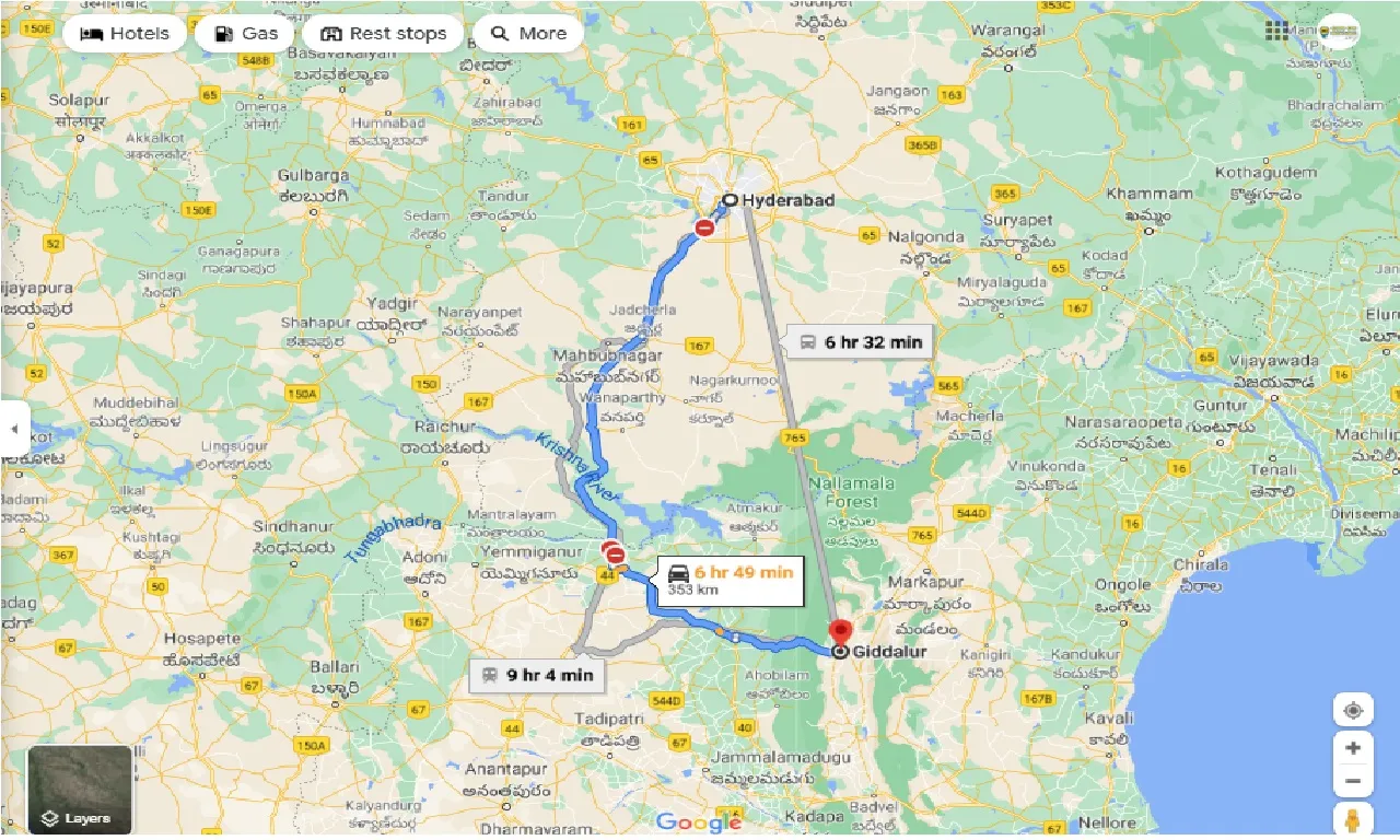 hyderabad-to-giddalur-one-way