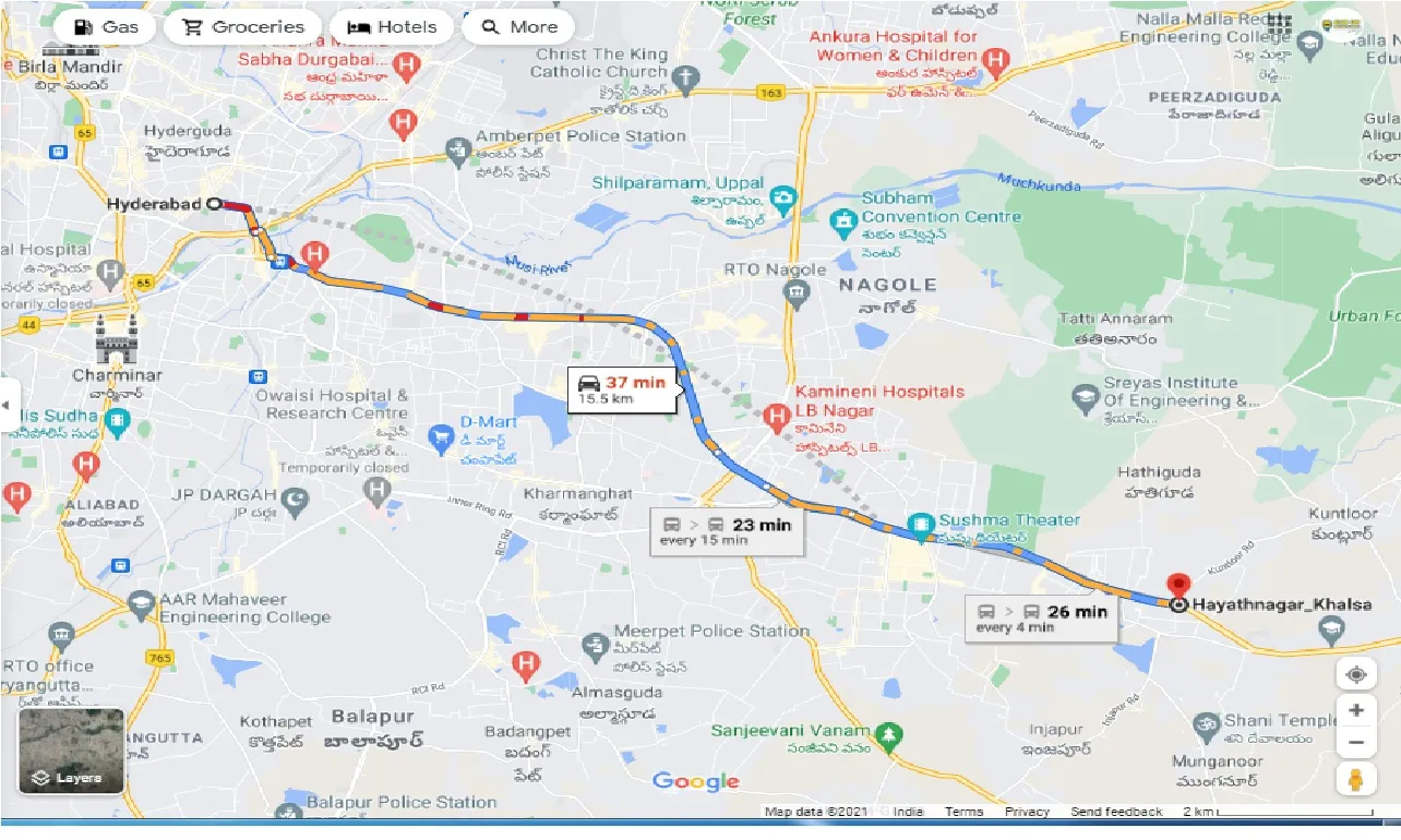 hyderabad-to-hayathnagar-round-trip