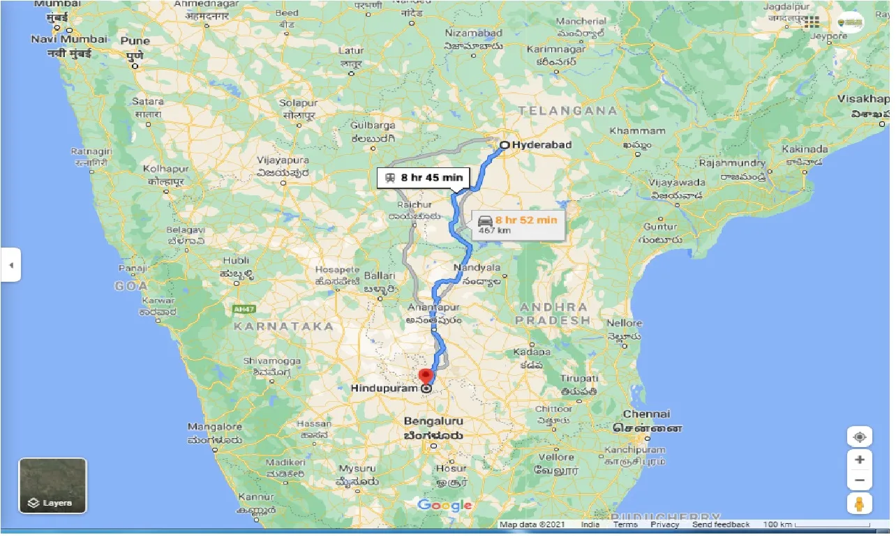 hyderabad-to-hindupur-one-way