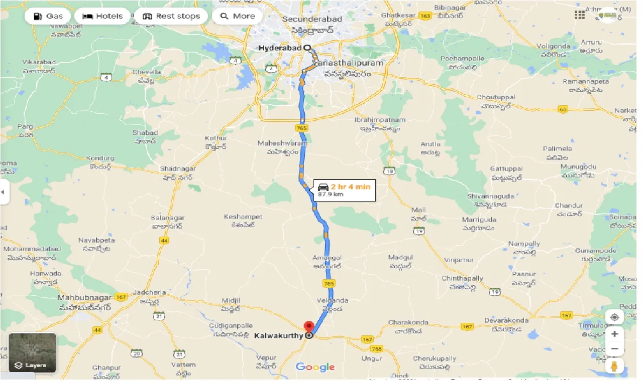 hyderabad-to-kalwakurthy-one-way