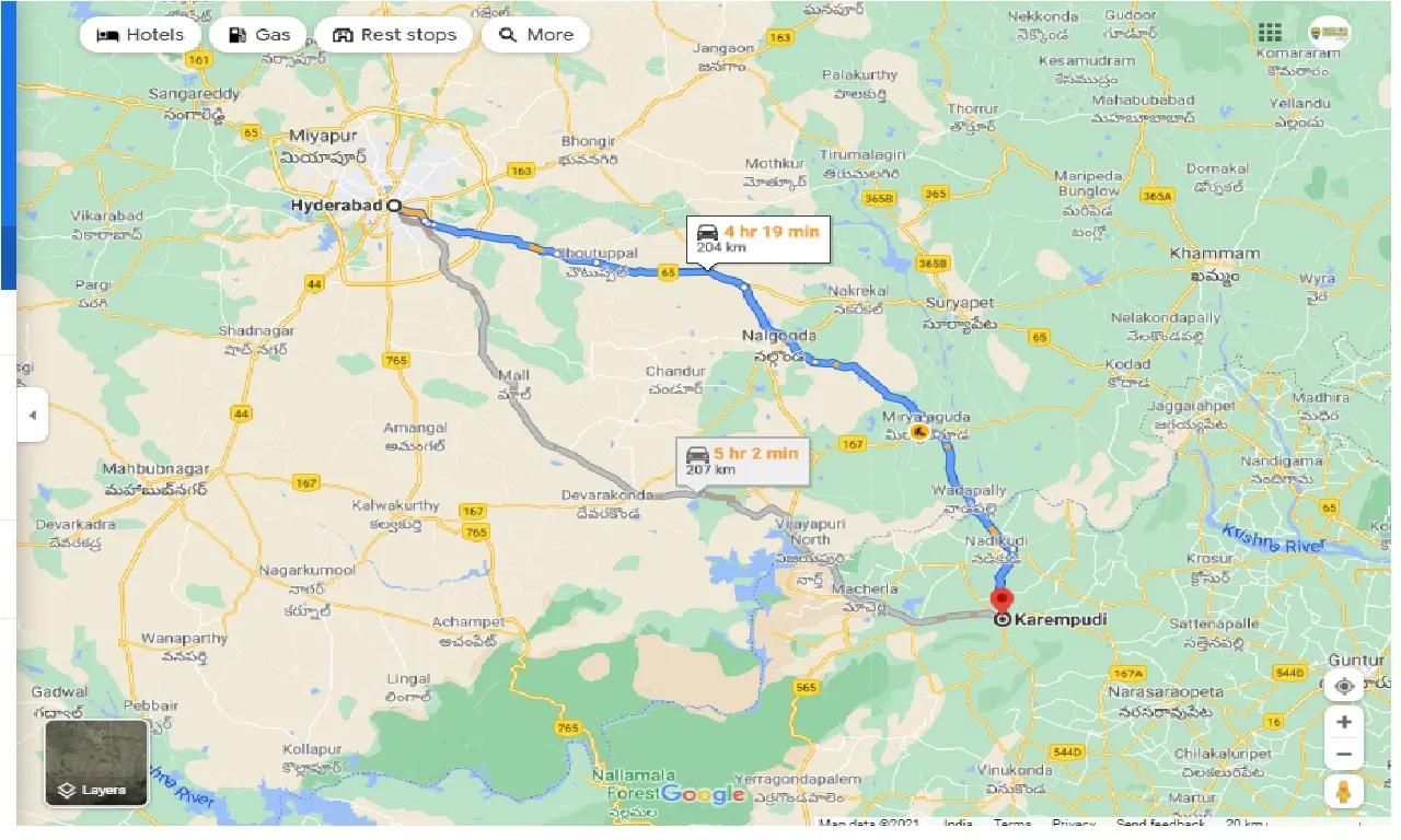 hyderabad-to-karempudi-round-trip