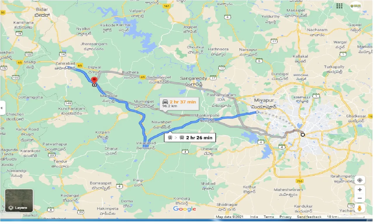 hyderabad-to-kohir-round-trip