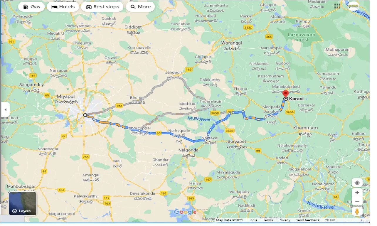 hyderabad-to-kuravi-one-trip