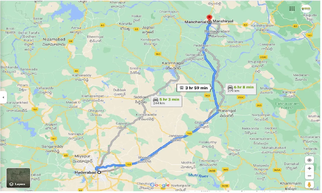 hyderabad-to-mancherial-round-trip