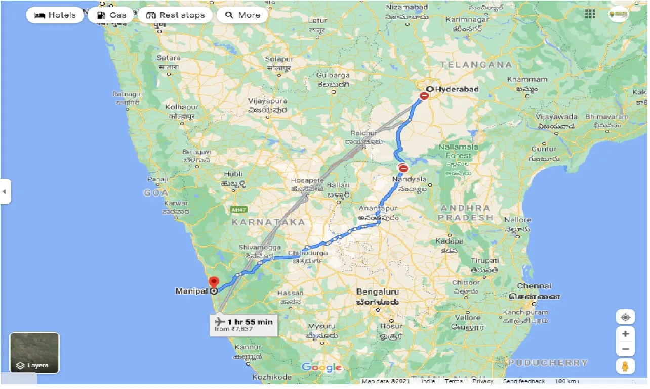 hyderabad-to-manipal-one-way