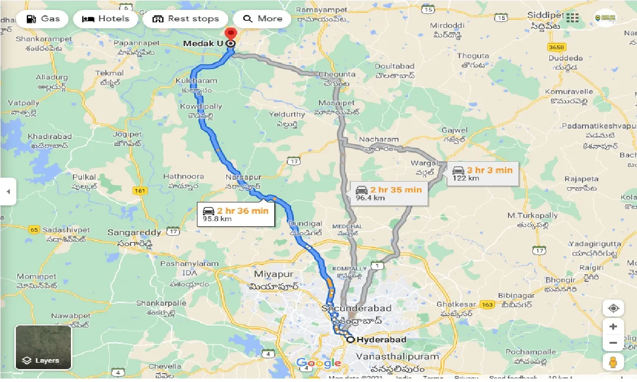 hyderabad-to-medak-one-way