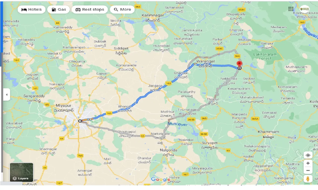 hyderabad-to-narsampet-round-trip