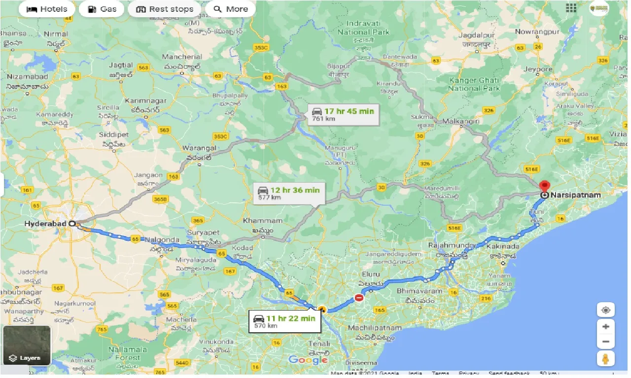 hyderabad-to-narsipatnam-round-trip