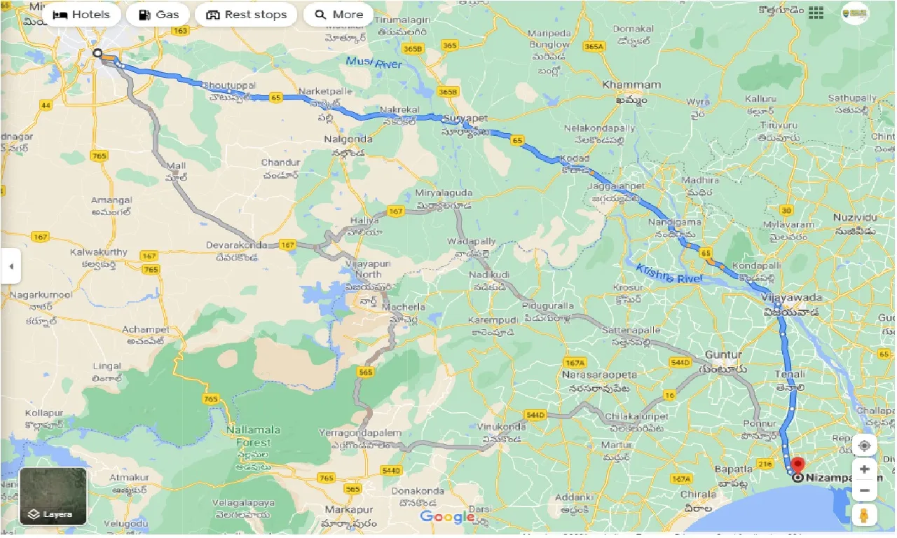 hyderabad-to-nizampatnam-round-trip