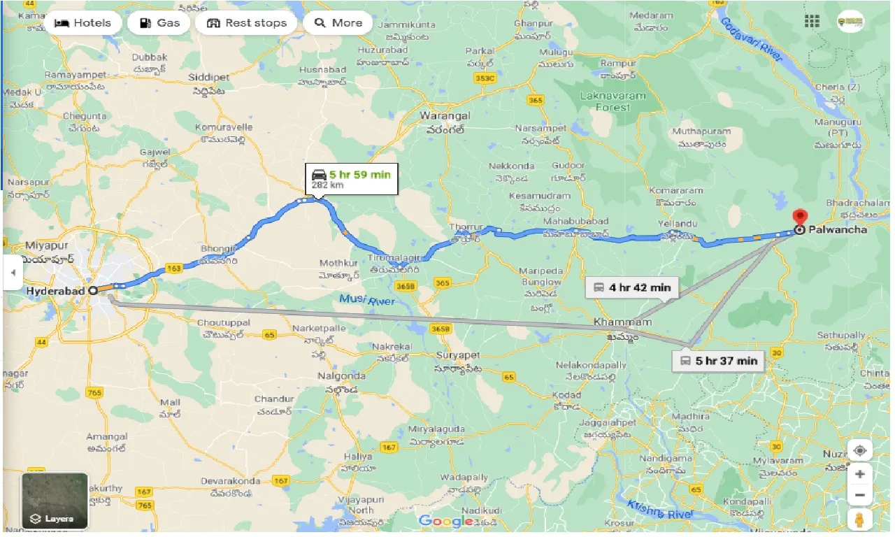 hyderabad-to-palwancha-one-way