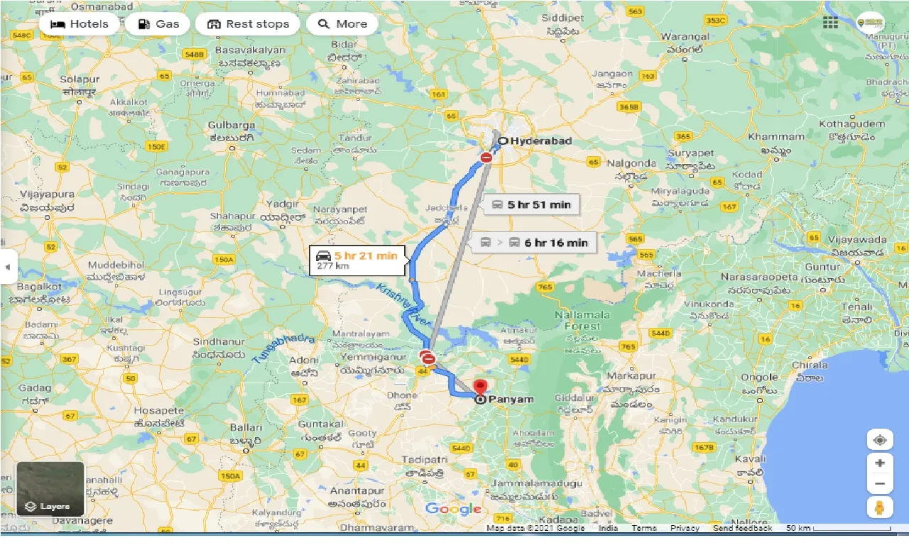 hyderabad-to-panyam-round-trip