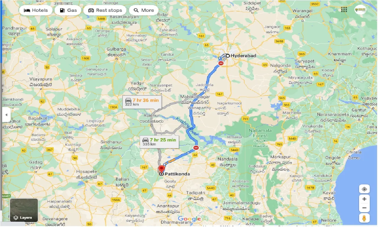 hyderabad-to-pattikonda-one-way