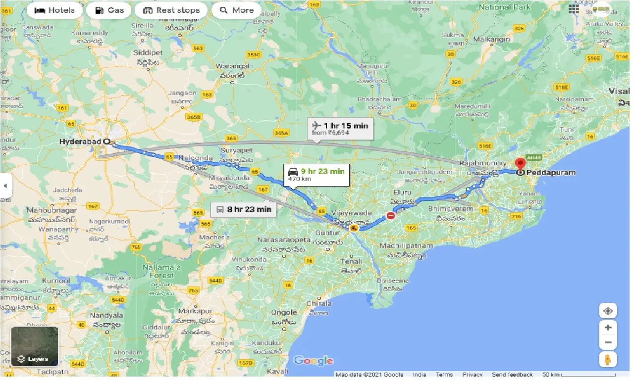 hyderabad-to-peddapuram-round-trip