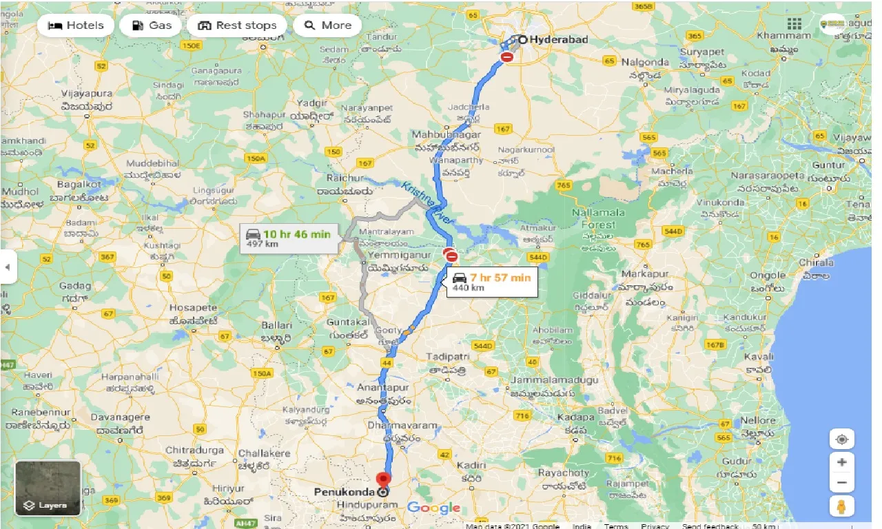 hyderabad-to-penukonda-round-trip