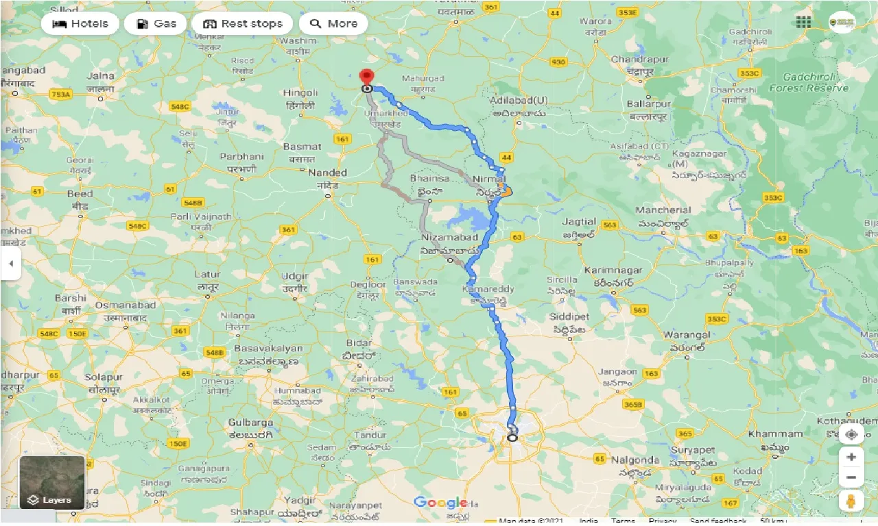 hyderabad-to-pusad-round-trip