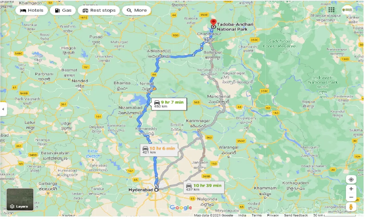 hyderabad-to-tadoba-national-park-round-trip