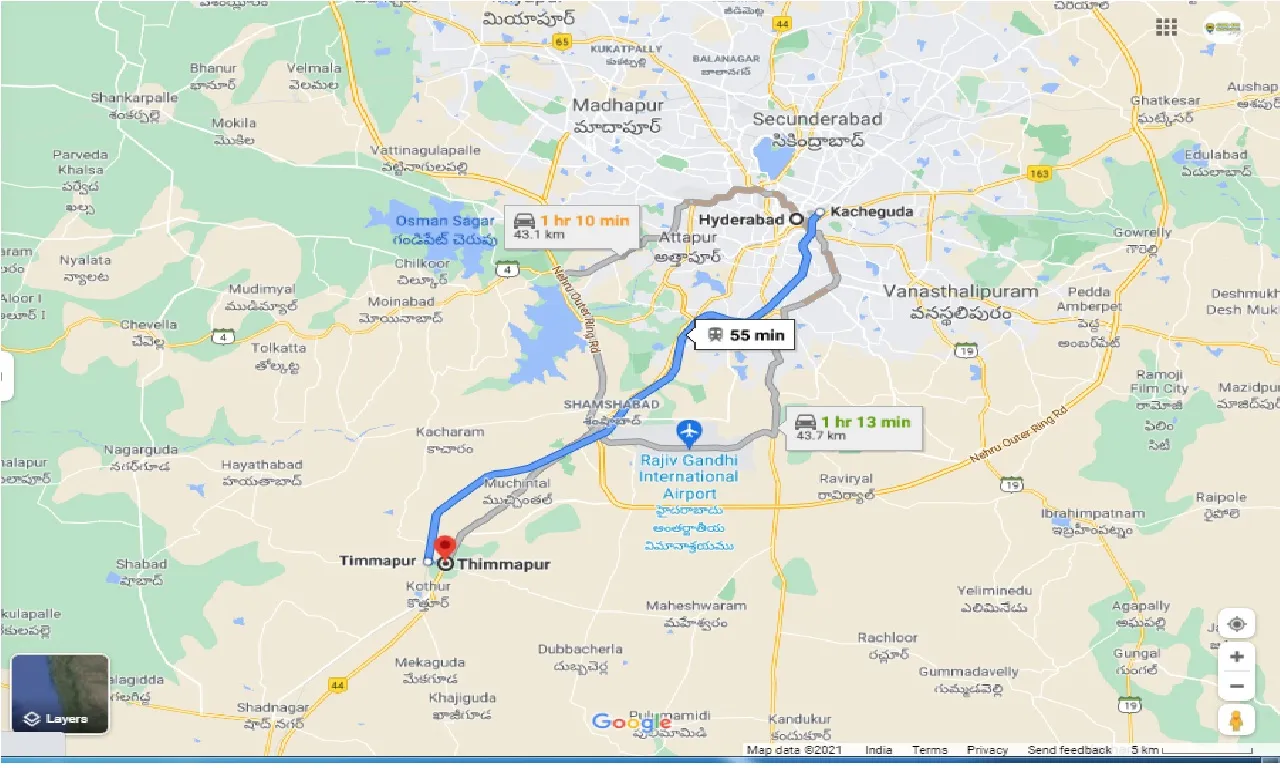 hyderabad-to-timmapur-one-way