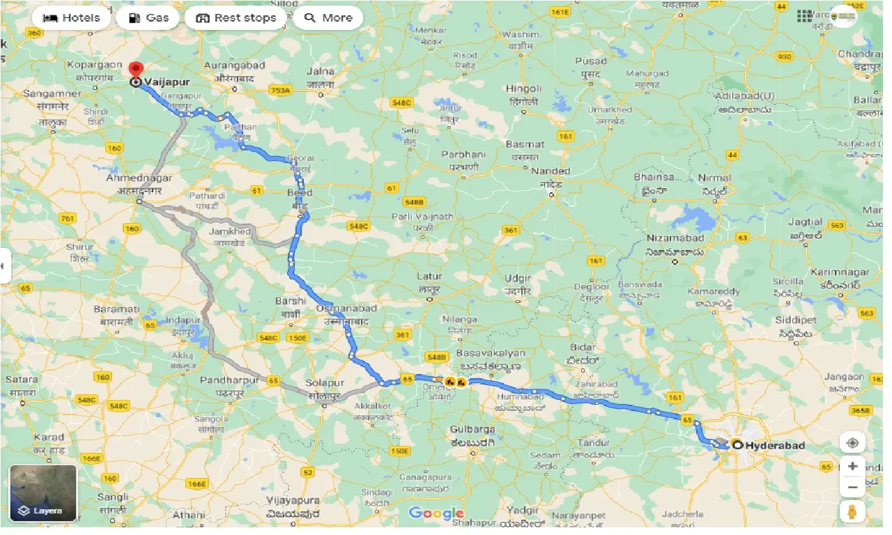hyderabad-to-vaijapur-round-trip