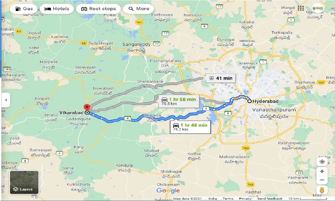 hyderabad-to-vikarabad-one-way